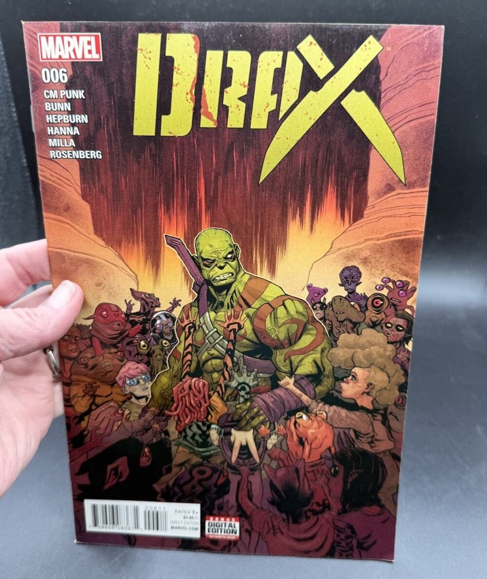 Drax #6 Marvel Guardians Of The Galaxy CM Punk & Cullen Bunn Mint! Unread! -C